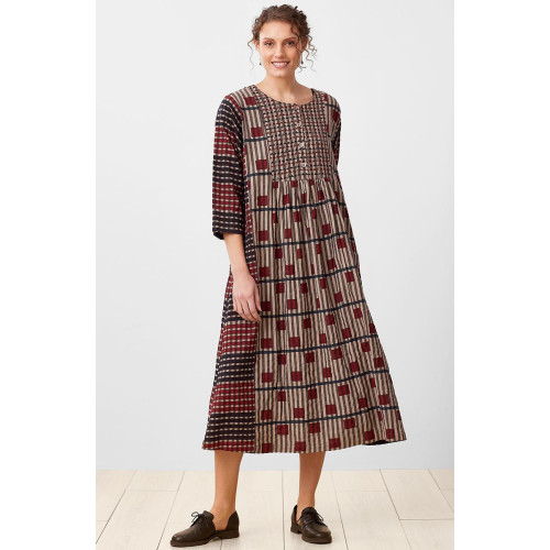 Zamania Dress - Oat/Multi Zamania Dress - Oat/Multi